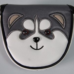 Golf Putterhaube „Husky“ Headcover Mallet PU-Leder