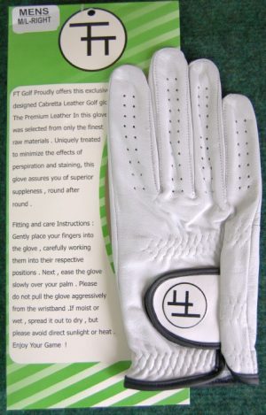 FT Golf Lederhandschuh  Rechts