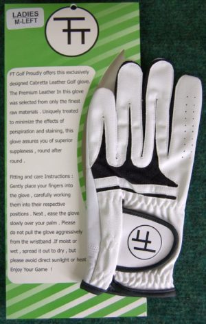 FT Golf Lederhandschuh + Synthetic Links