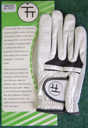 FT Golf Lederhandschuh + Synthetic Rechts