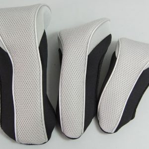Golfschlägerhauben Headcover 3er Set, grau