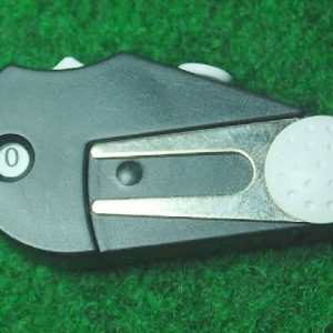 Pitchgabel mit Ballmarker, Bürste, Schlagzähler und Clip   *Neu*