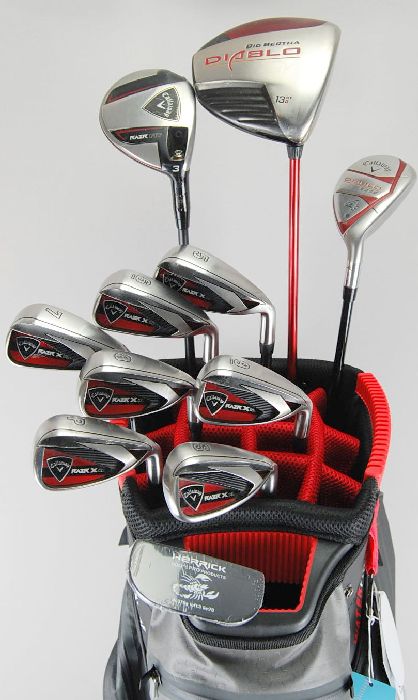 Callaway RAZR X HL Herren Komplettset Graphit Regular Flex + 1 inch 2° up