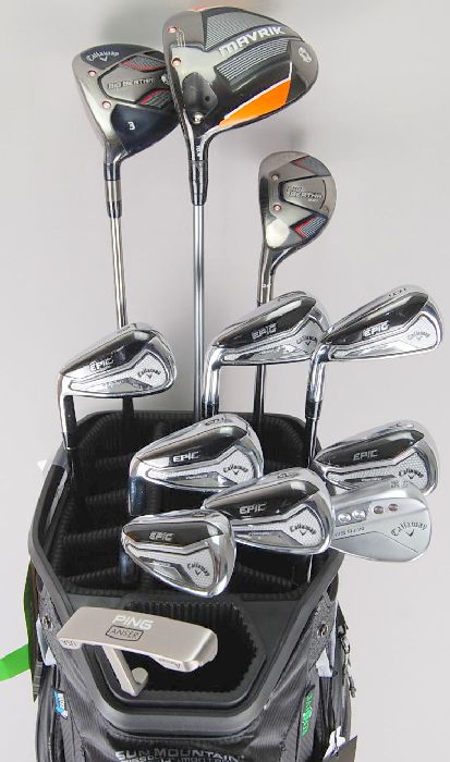 Links Callaway EPIC Forged Komplettset Regular Flex Graphitschaft + 1 inch 2° UP Links