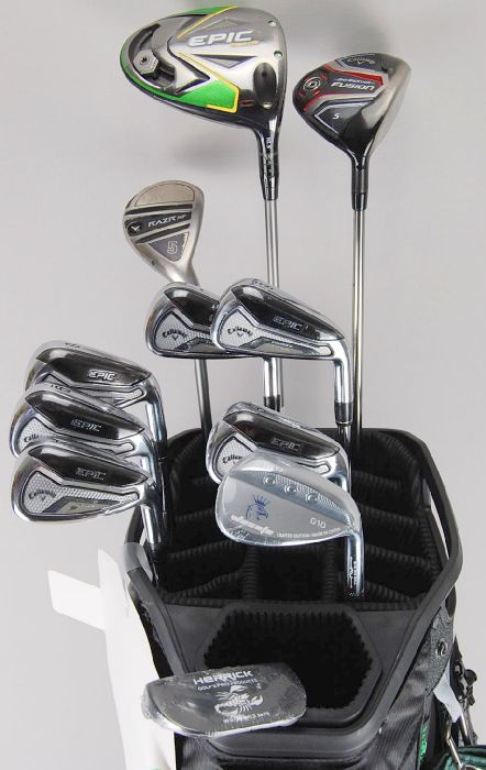 Callaway EPIC Star Forged Komplettset Stiff Flex Stahlschaft + 1 inch 2° UP