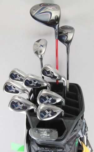Callaway X18 Komplettset Graphitschaft Regular Flex