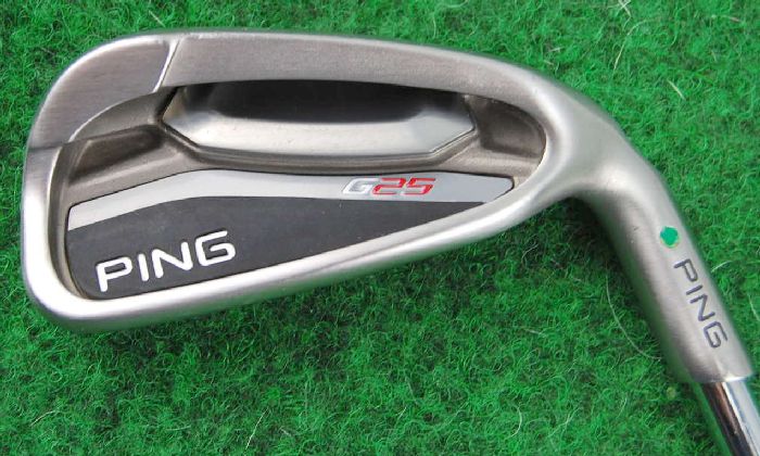 Ping G25 5-PW Stahlschaft X-Stiff Flex + 1 inch 2°UP