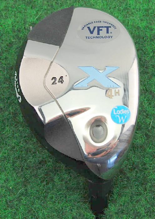 Callaway X Rescue 4 24° Damen Flex Graphitschaft