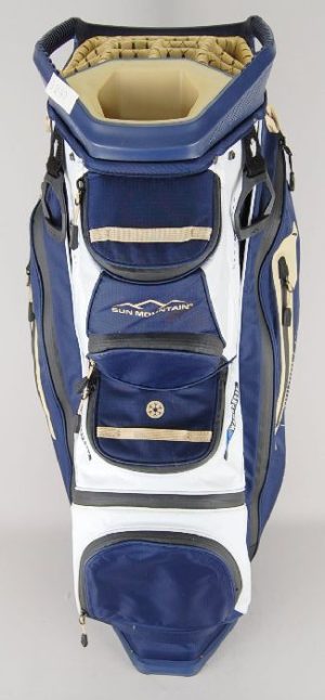 Sun Mountain Cartbag H2NO C130, navy/weiß/gold