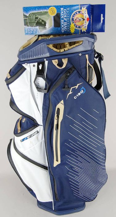 Sun Mountain Cartbag H2NO C130, navy/weiß/gold – Bild 5